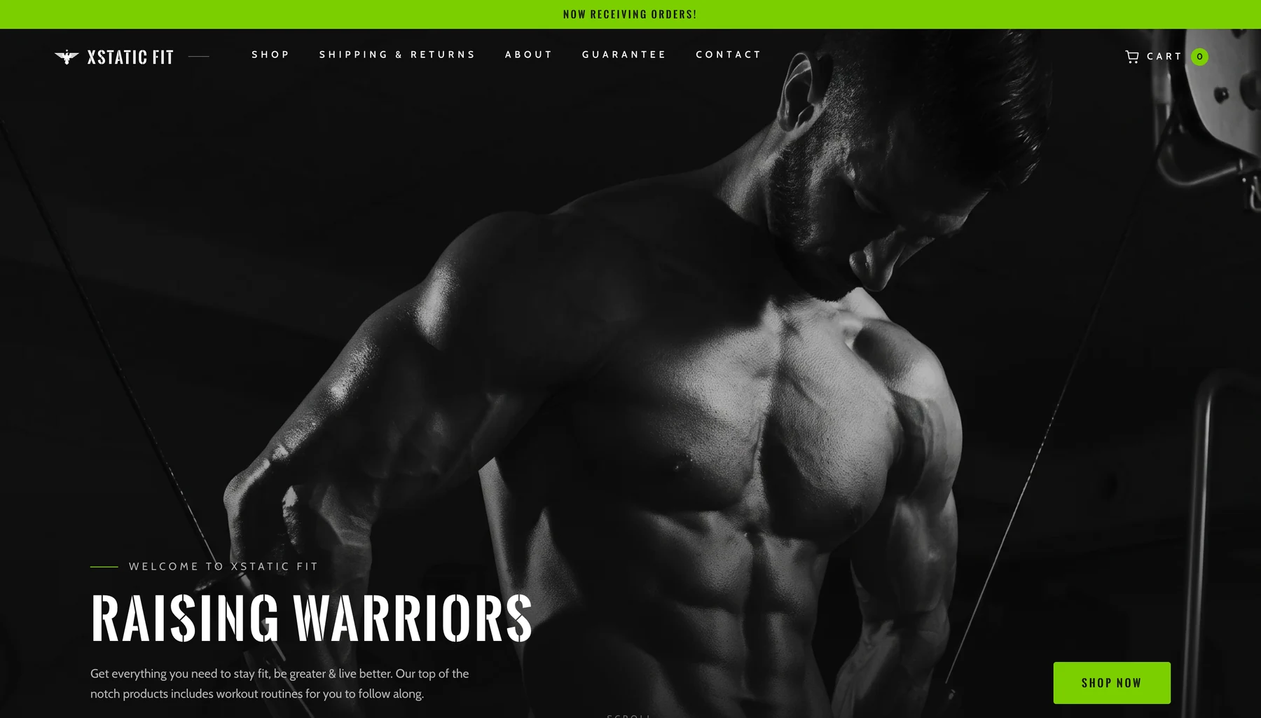 Xstatic Fit website